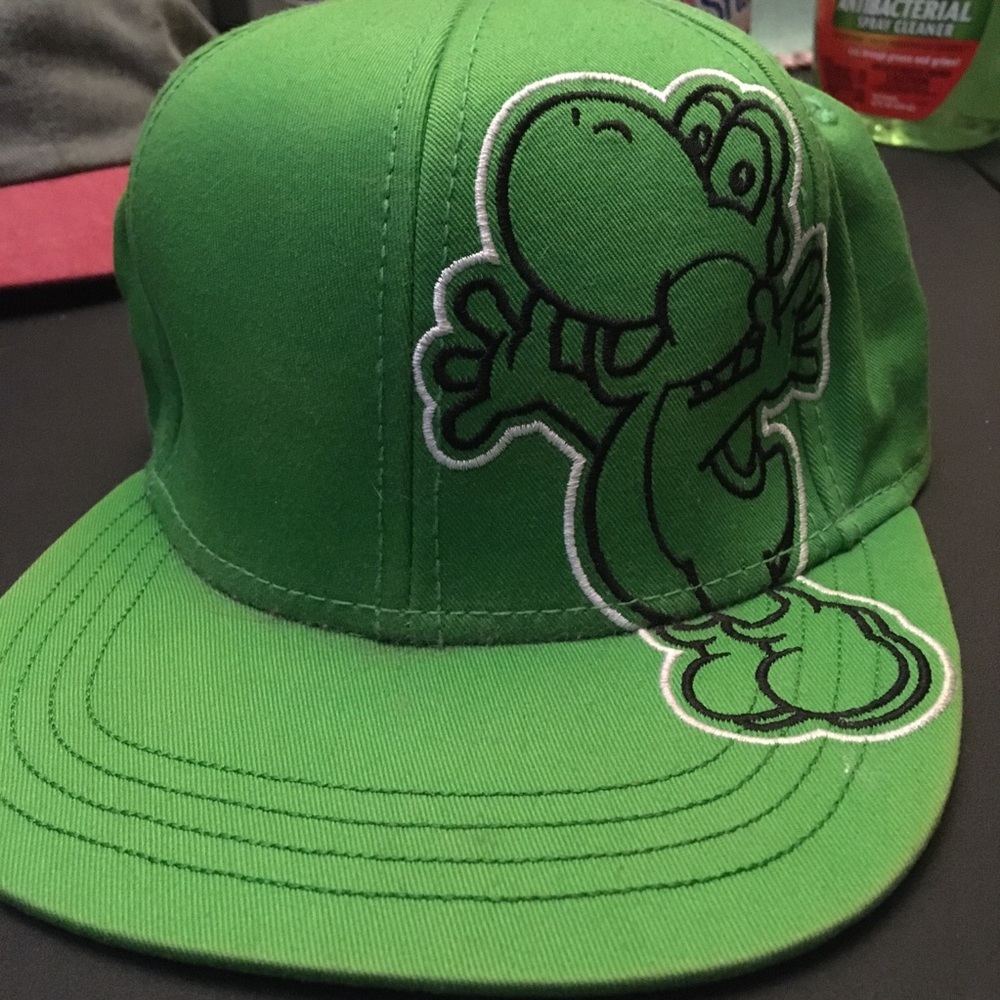 Yoshi Mario Snapback hat